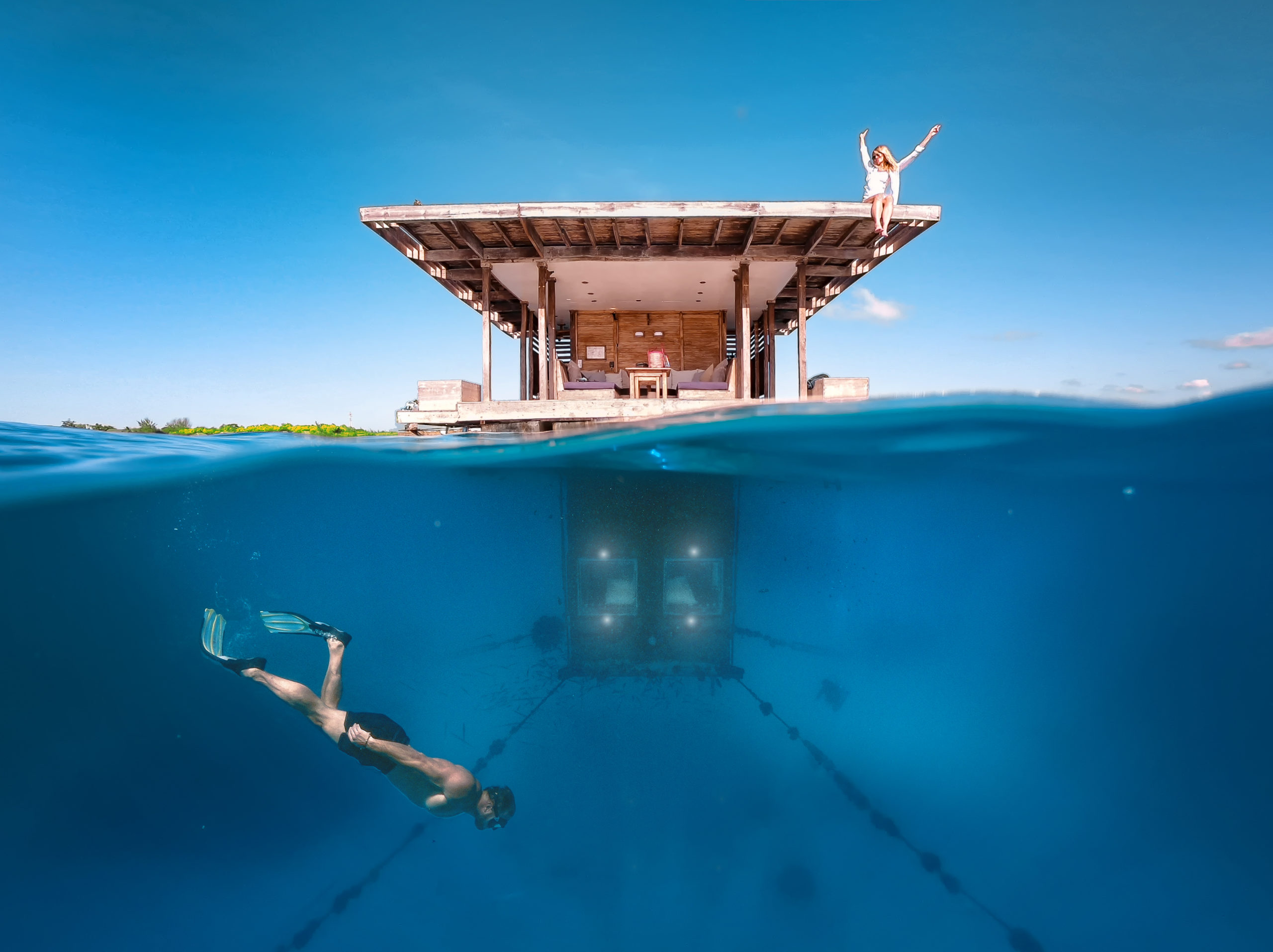 The Manta Resort - The Underwater Room
